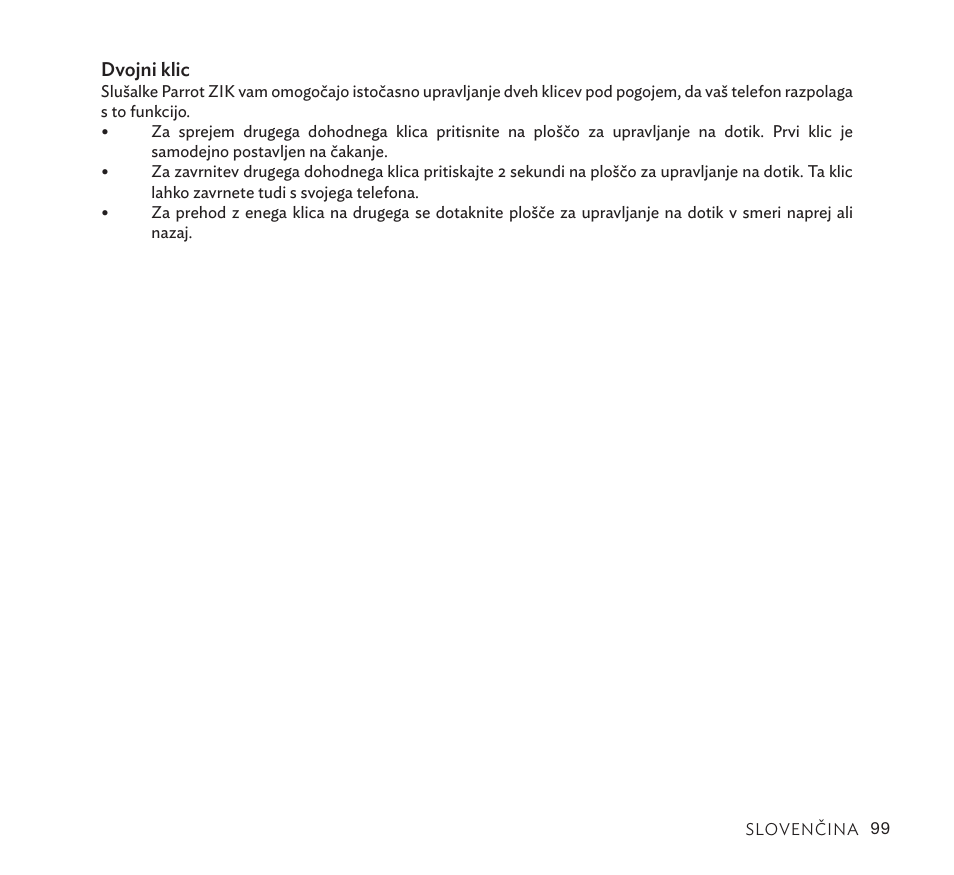 Parrot Zik User Manual | Page 99 / 104