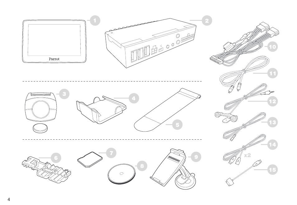Parrot ASTEROID Tablet User Manual | Page 4 / 152
