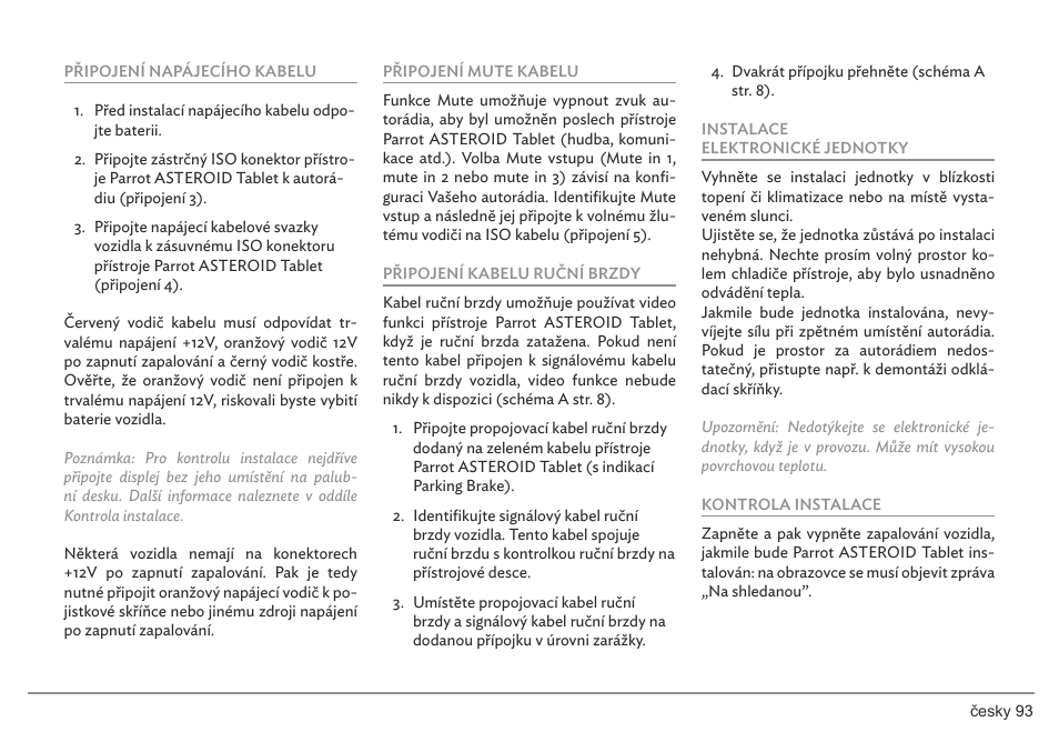 Parrot ASTEROID Tablet User Manual | Page 93 / 152