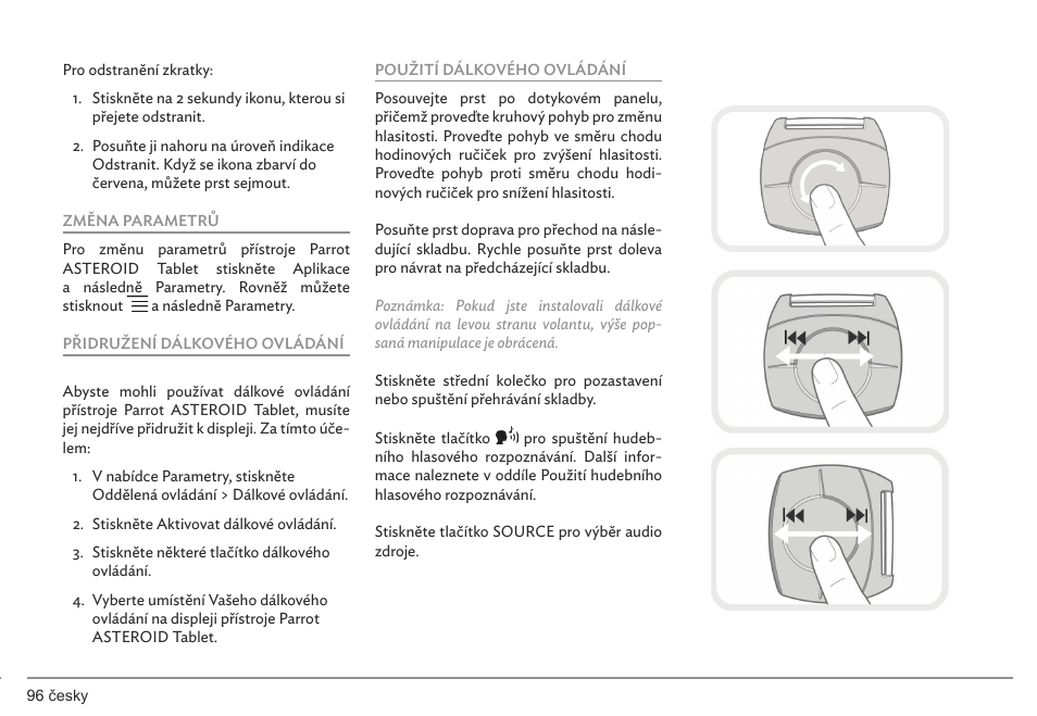 Parrot ASTEROID Tablet User Manual | Page 96 / 152