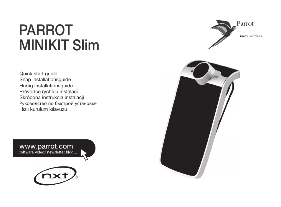 Parrot MINIKIT Slim User Manual | 48 pages