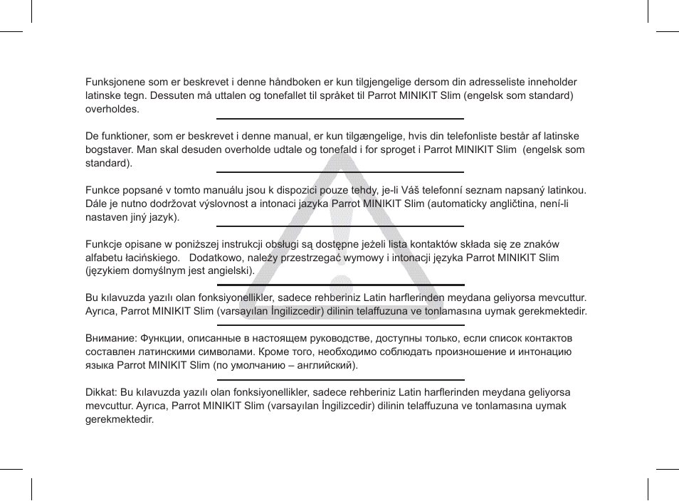 Parrot MINIKIT Slim User Manual | Page 5 / 48