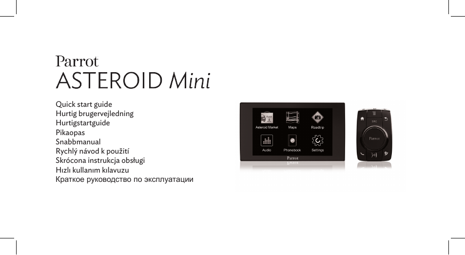 Parrot ASTEROID Mini User Manual | 196 pages