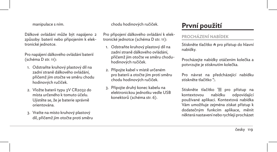 První použití | Parrot ASTEROID Mini User Manual | Page 119 / 196