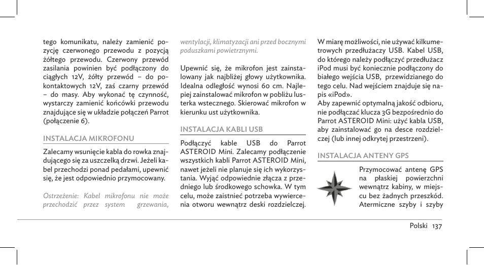 Parrot ASTEROID Mini User Manual | Page 137 / 196