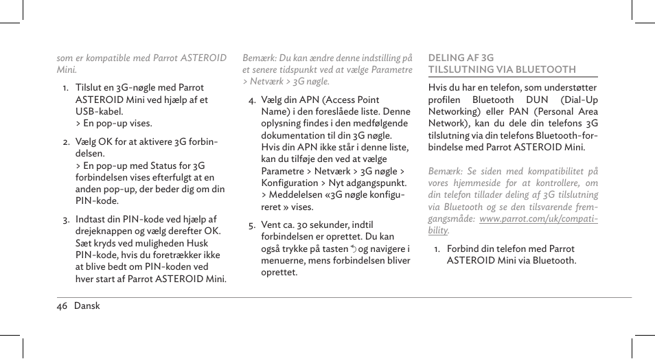 Parrot ASTEROID Mini User Manual | Page 46 / 196