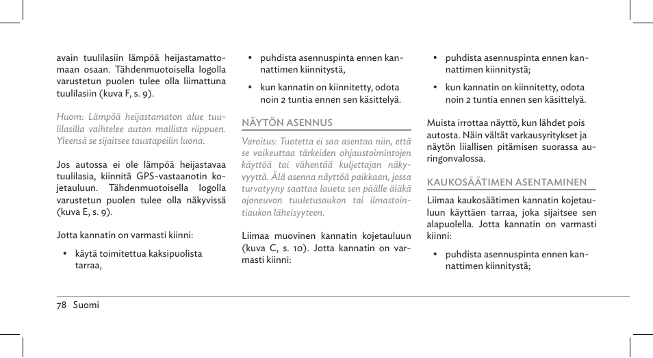 Parrot ASTEROID Mini User Manual | Page 78 / 196