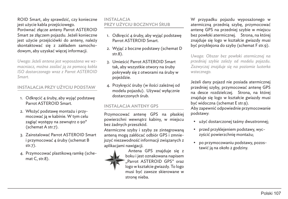 Parrot ASTEROID Smart User Manual | Page 107 / 152