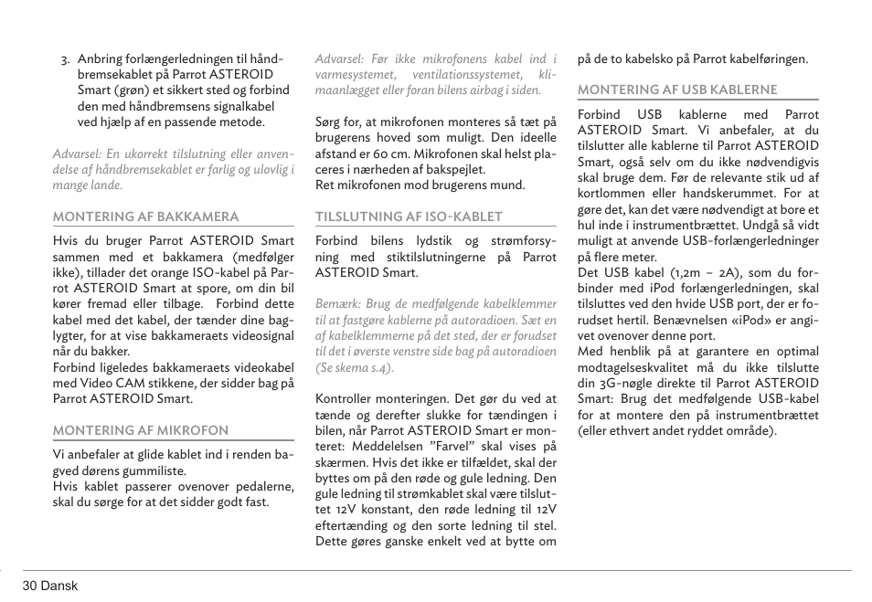 Parrot ASTEROID Smart User Manual | Page 30 / 152