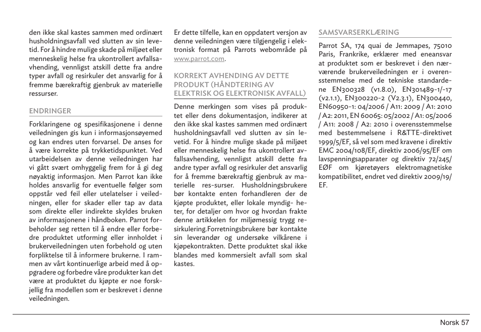 Parrot ASTEROID Smart User Manual | Page 57 / 152