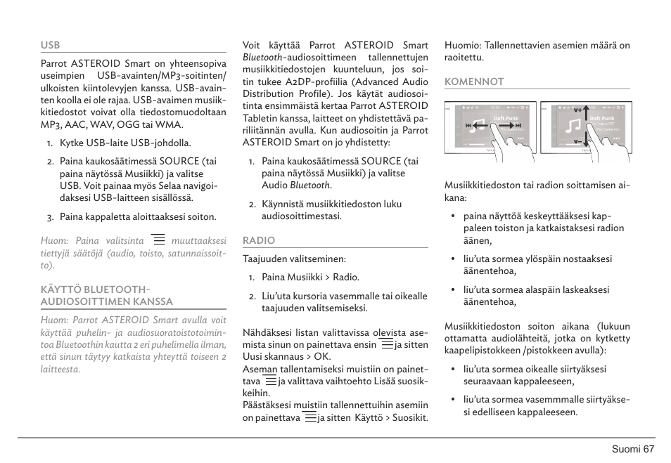 Parrot ASTEROID Smart User Manual | Page 67 / 152