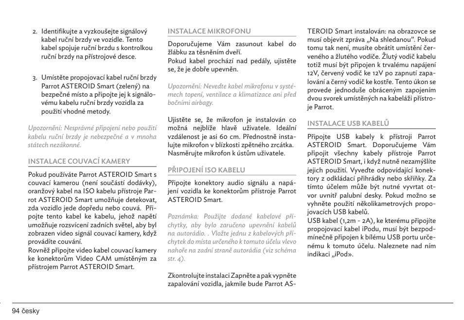 Parrot ASTEROID Smart User Manual | Page 94 / 152