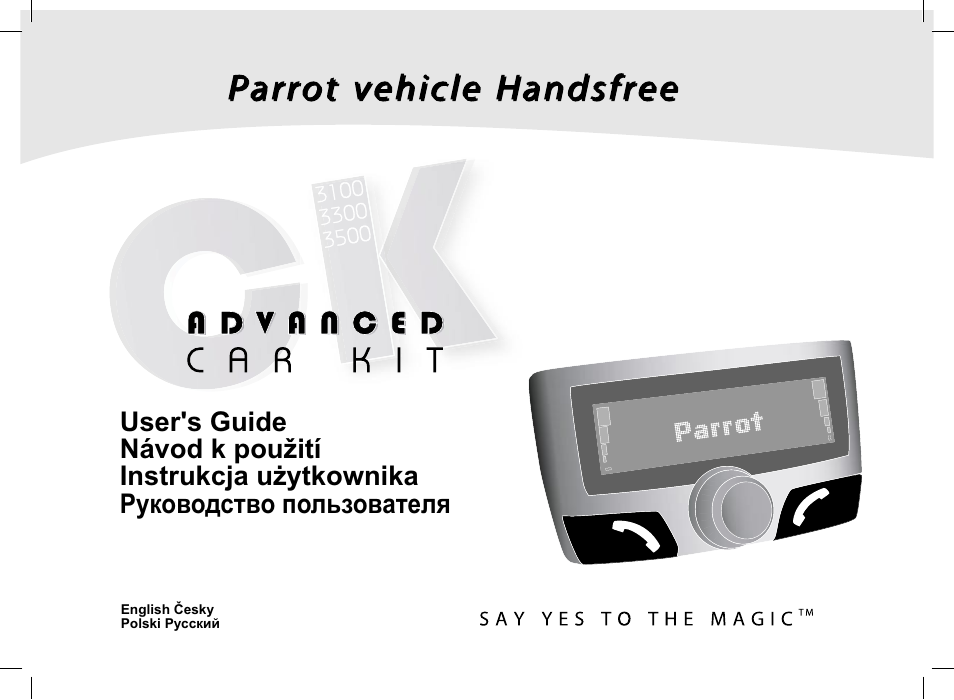 Parrot CK3100 User Manual | 48 pages