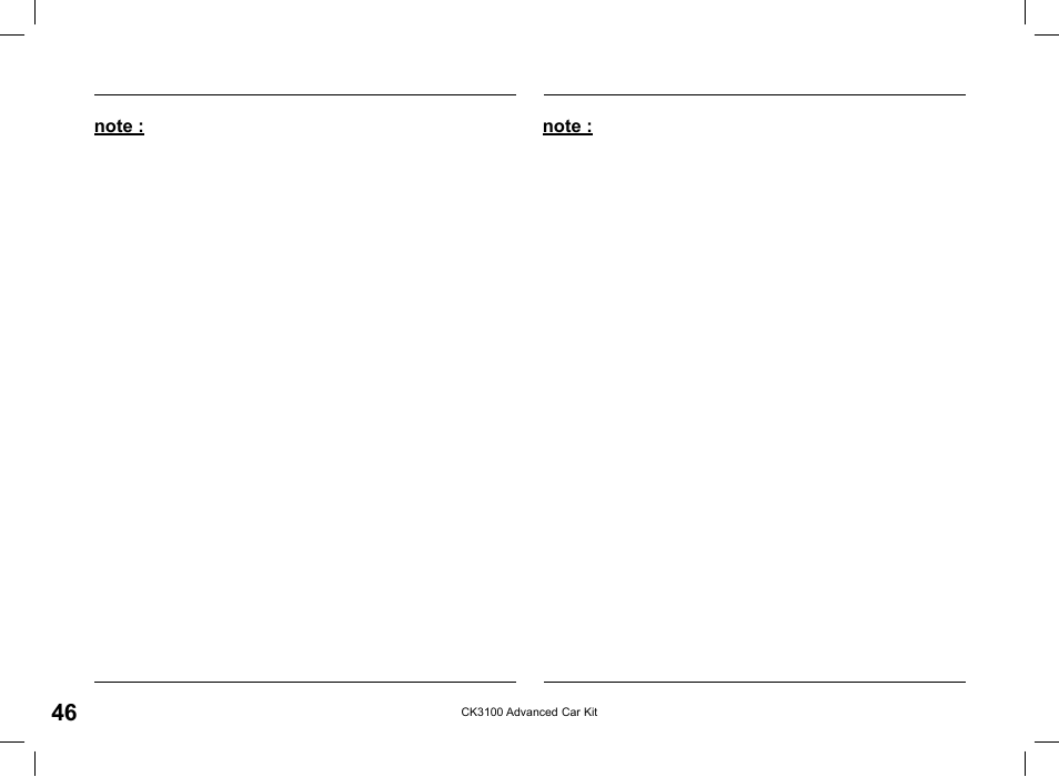 Parrot CK3100 User Manual | Page 46 / 48