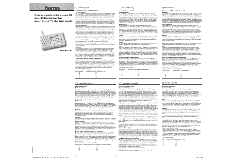 Hama DVB-T Amplifier User Manual | Page 2 / 3