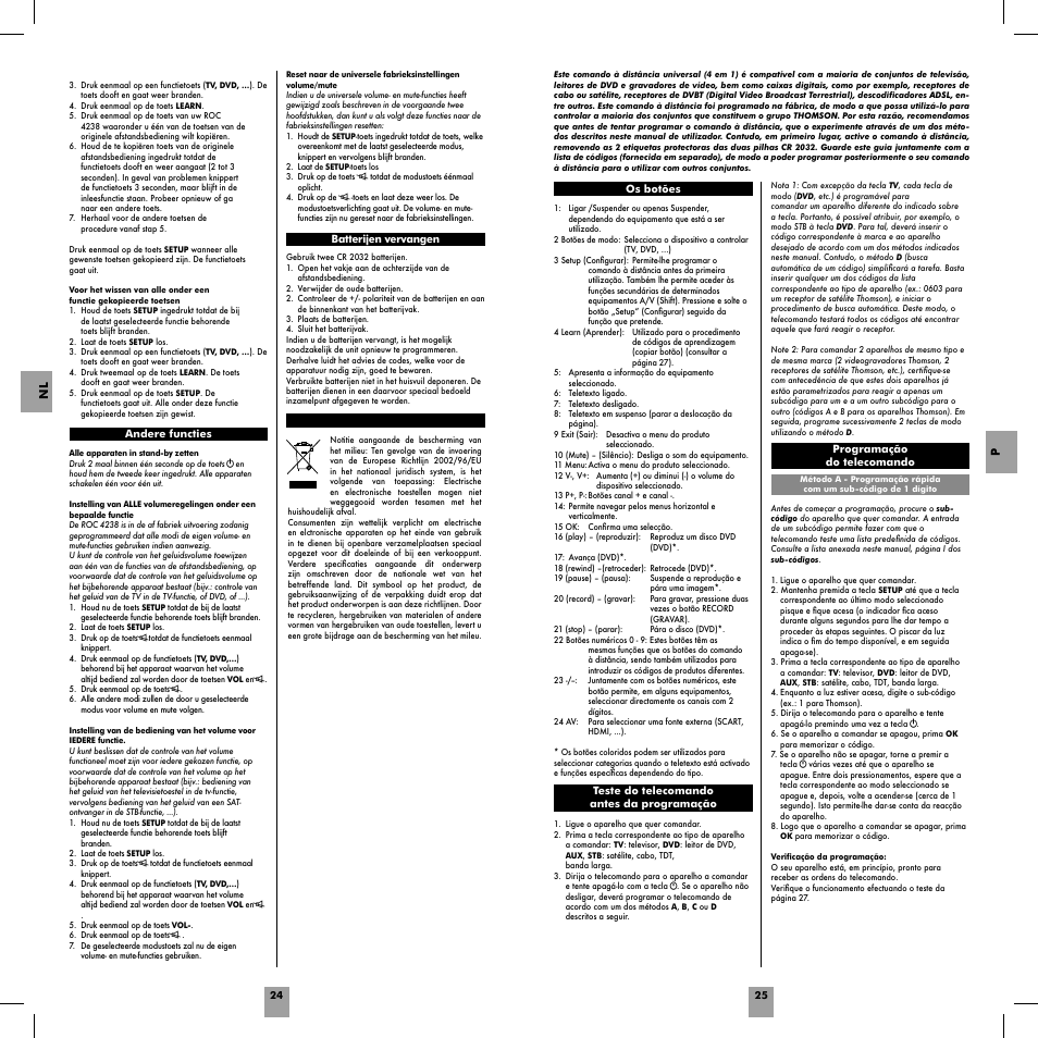 Nl p | Hama ROC4239 User Manual | Page 14 / 34