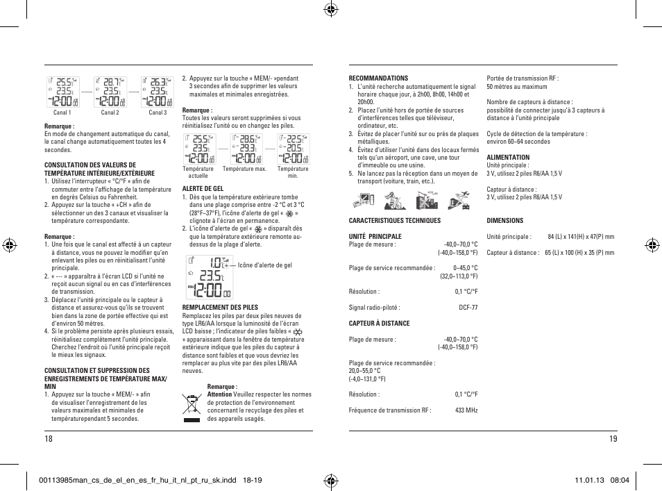 Hama EWS-880 User Manual | Page 10 / 38