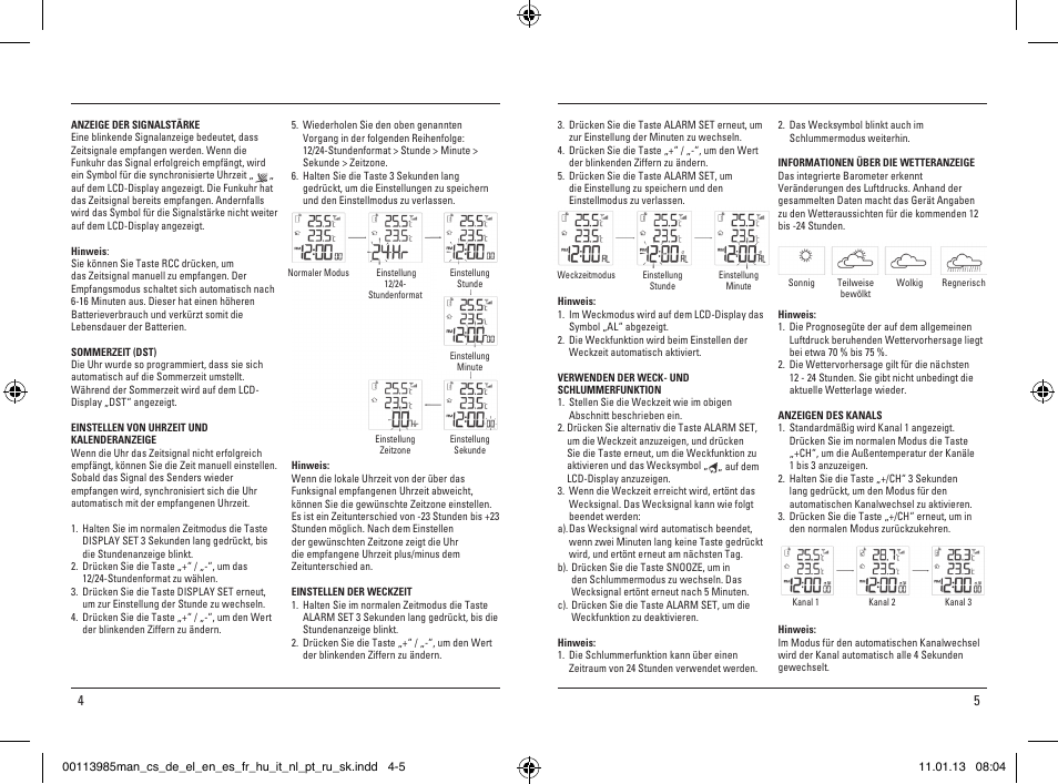 Hama EWS-880 User Manual | Page 3 / 38