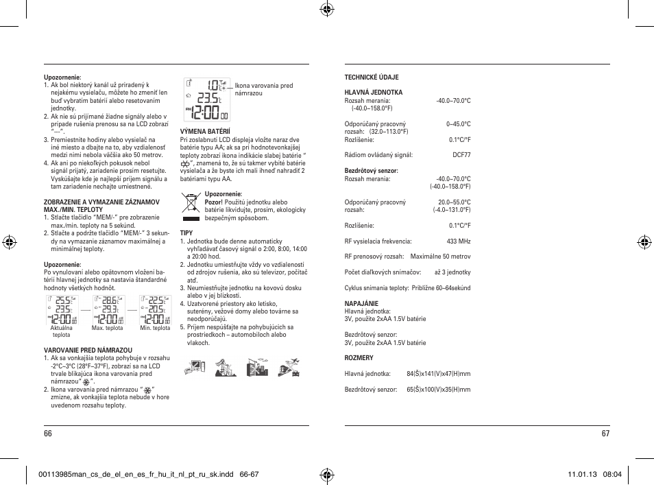 Hama EWS-880 User Manual | Page 34 / 38