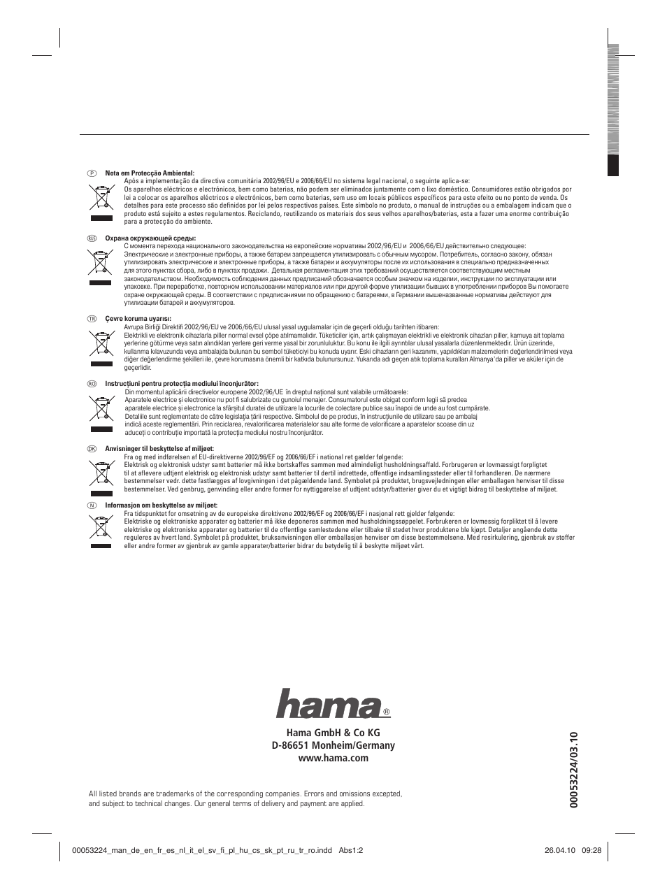 Hama Keypad User Manual | Page 10 / 10