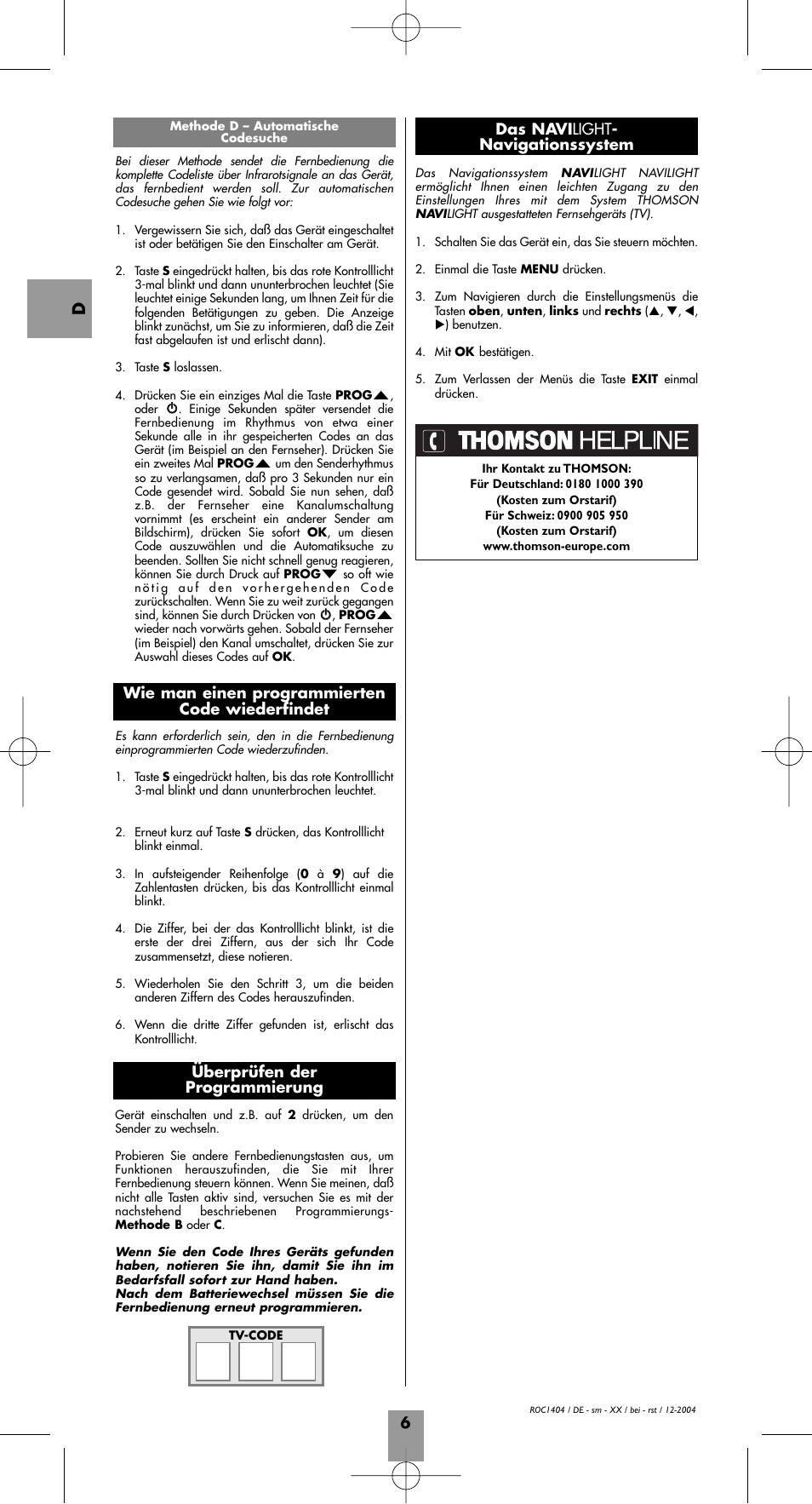 Hama ROC1404 User Manual | Page 10 / 38
