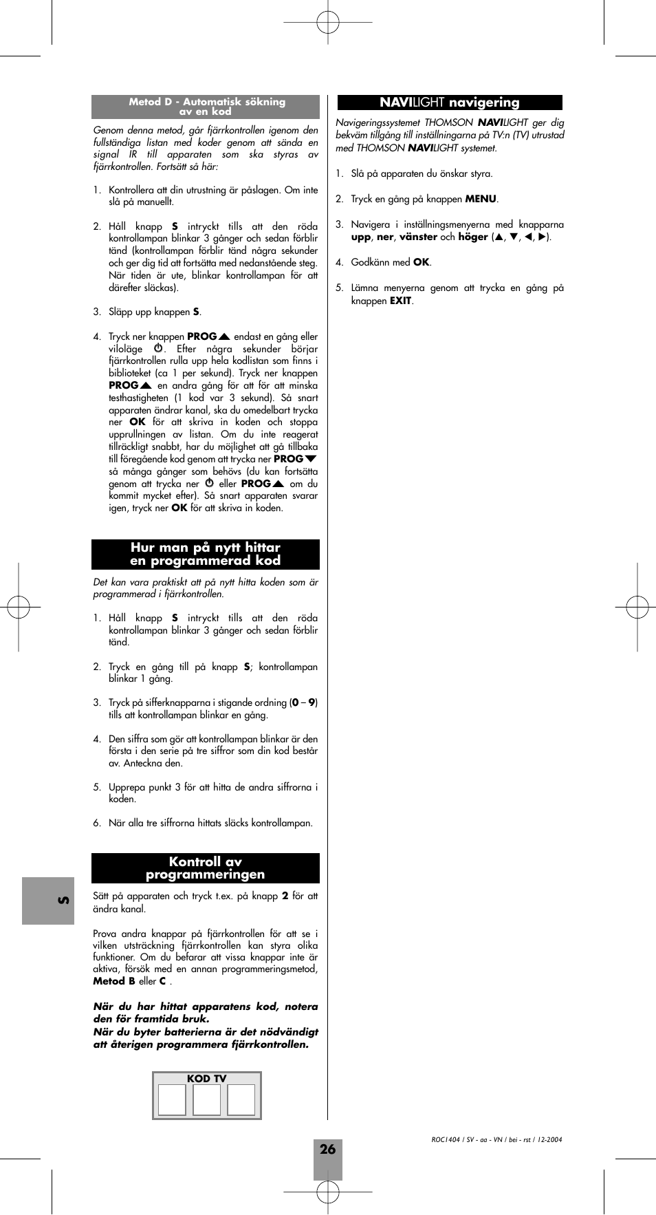 Hama ROC1404 User Manual | Page 30 / 38