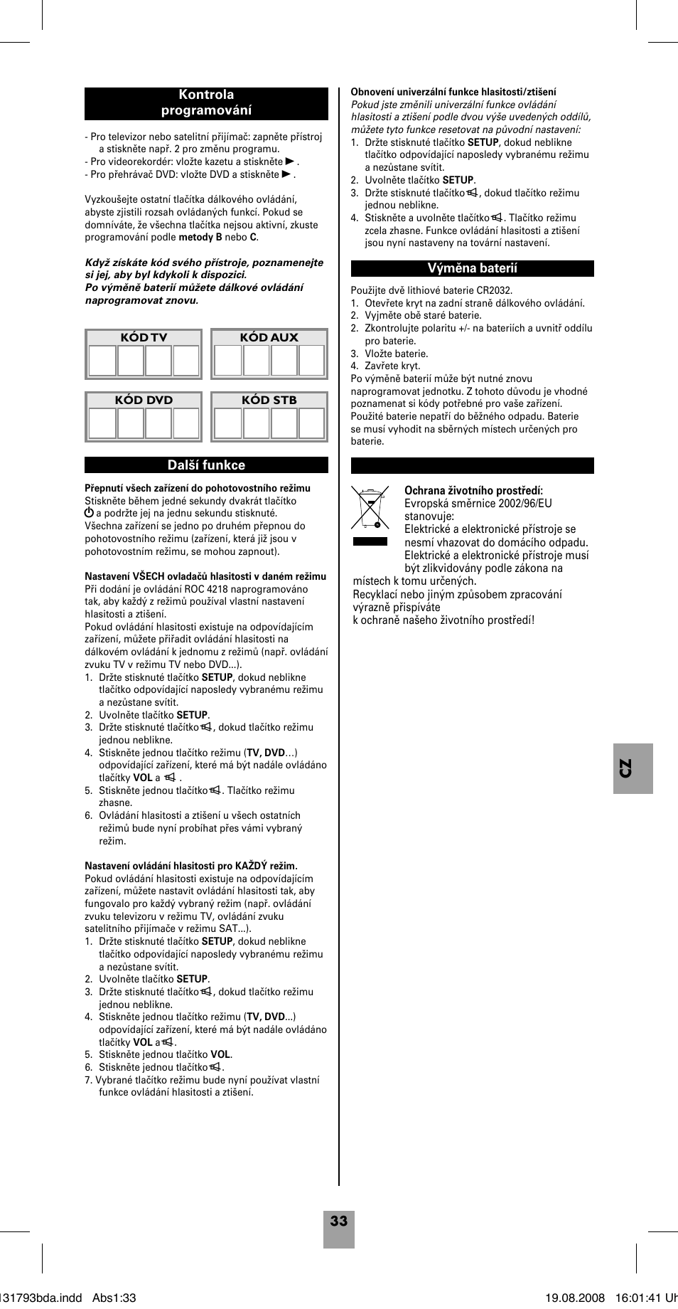 Hama ROC4218 User Manual | Page 38 / 54