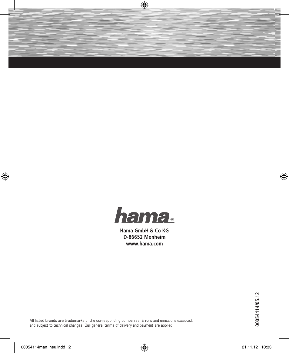 Hama Secure User Manual | Page 22 / 22