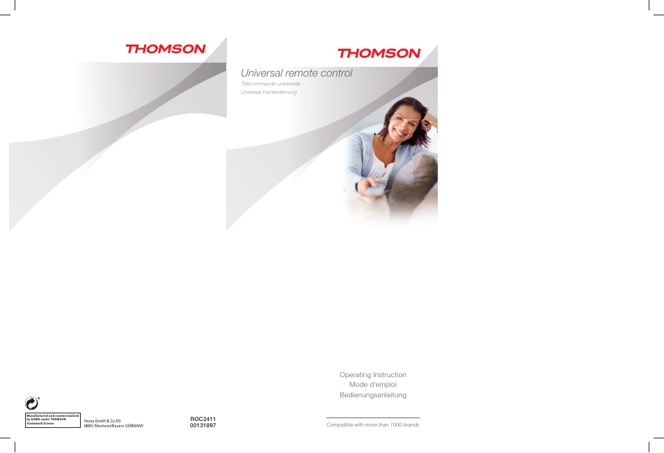 Thomson ROC2411 User Manual | 36 pages