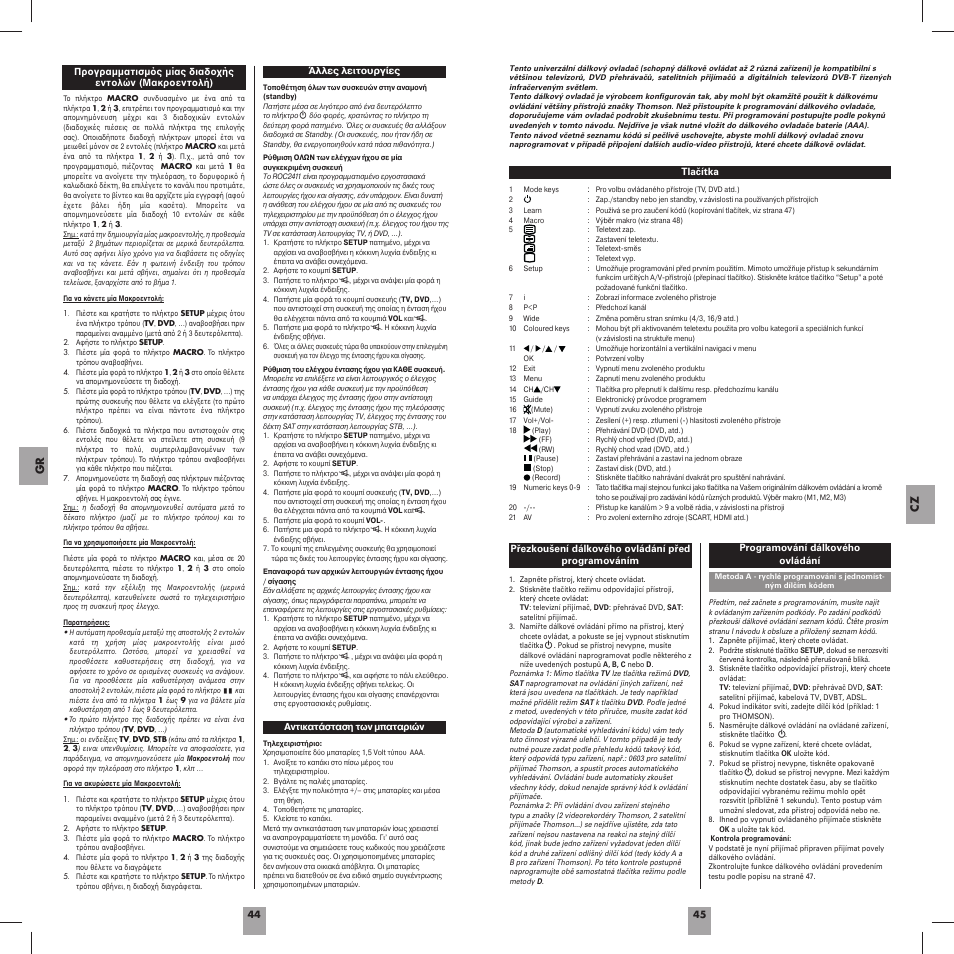 Thomson ROC2411 User Manual | Page 24 / 36