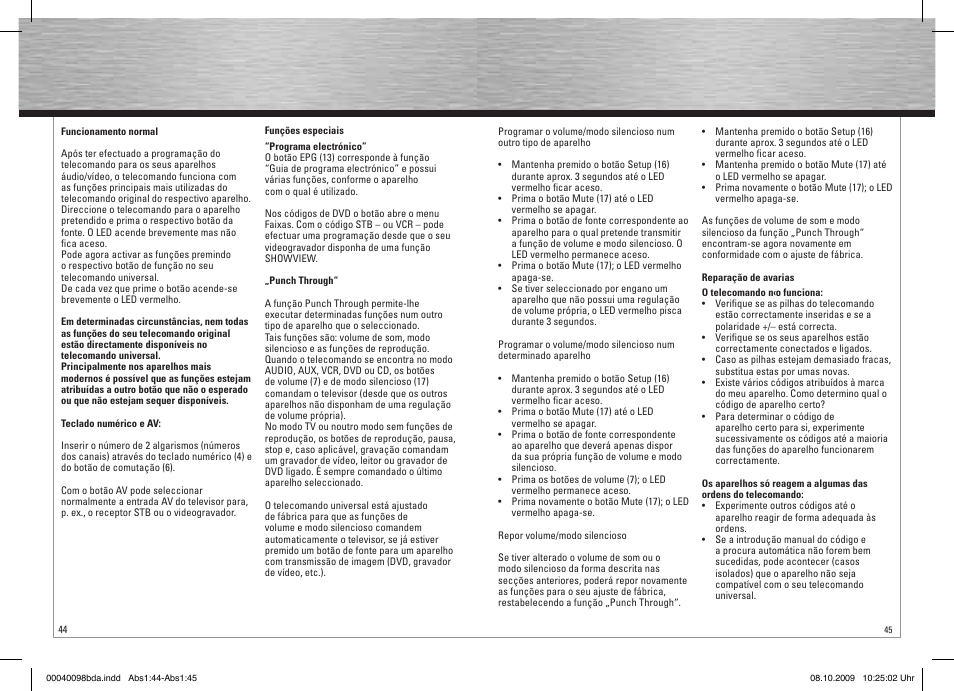 Hama Remote Control Universal 8in1 User Manual | Page 23 / 30