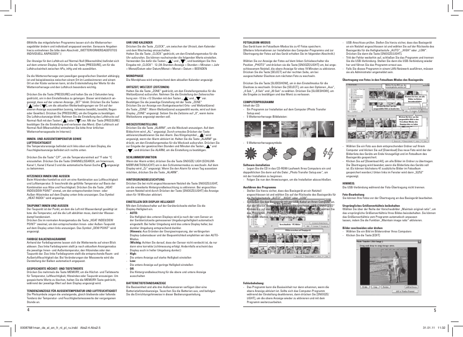 Hama EWS-1200 User Manual | Page 3 / 18