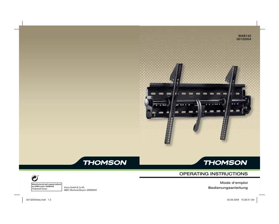 Hama WAB142 User Manual | 30 pages