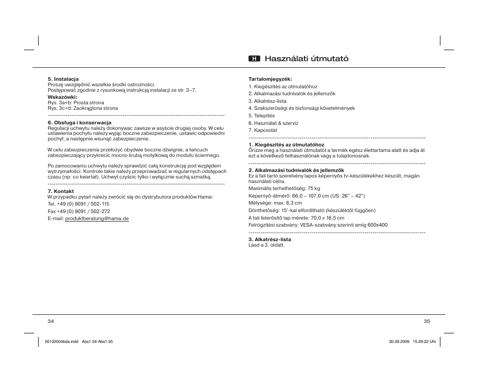 Használati útmutató | Hama WAB142 User Manual | Page 18 / 30