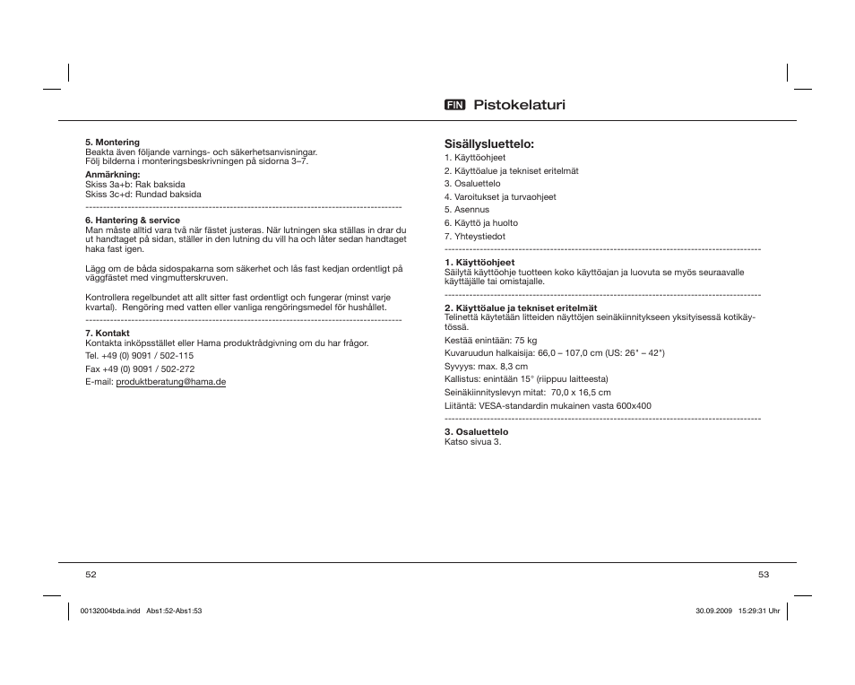 Pistokelaturi | Hama WAB142 User Manual | Page 27 / 30