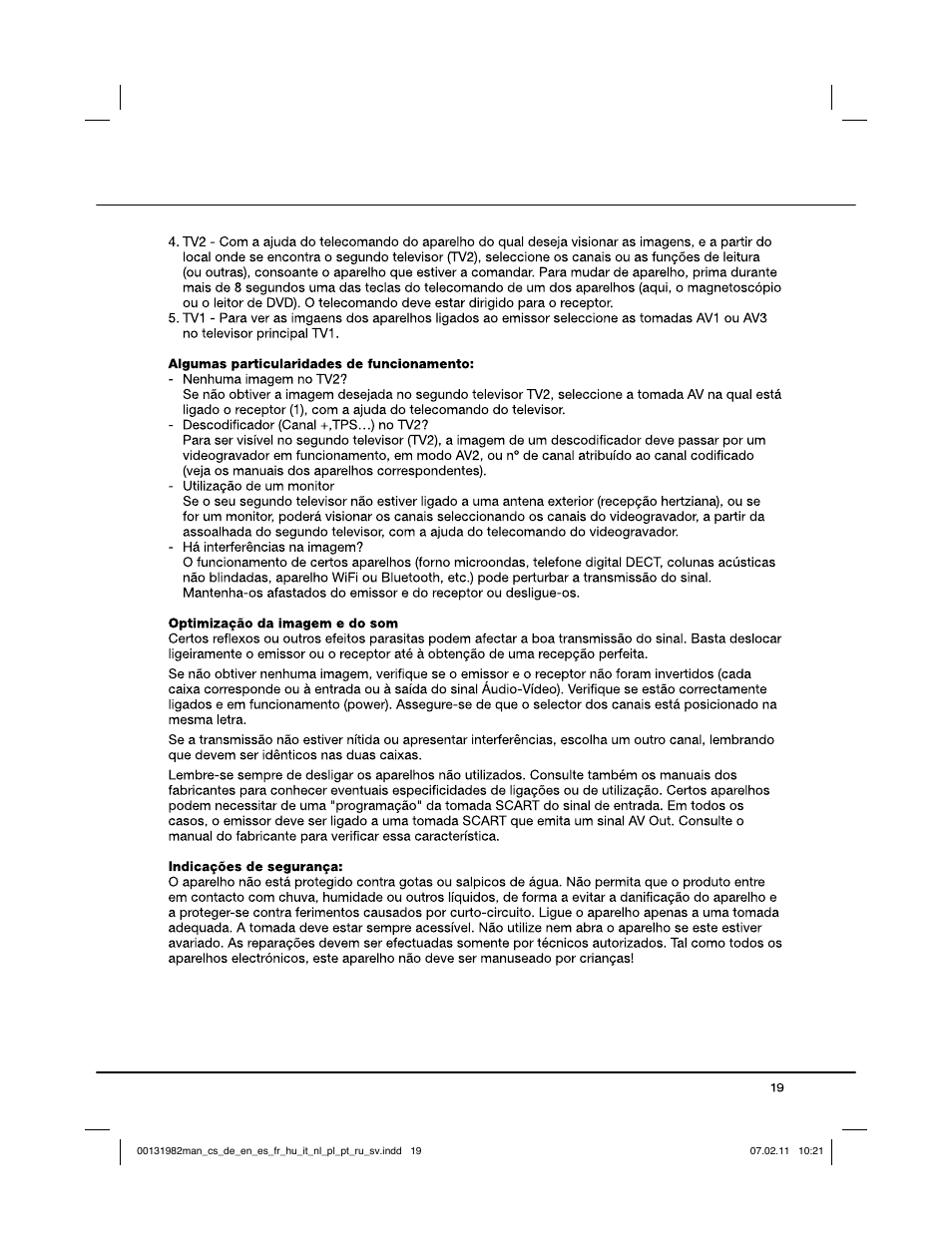 Hama VS6011 User Manual | Page 20 / 36