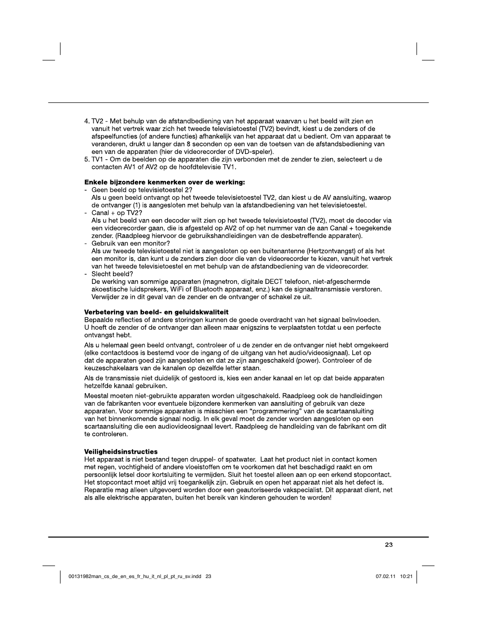 Hama VS6011 User Manual | Page 24 / 36
