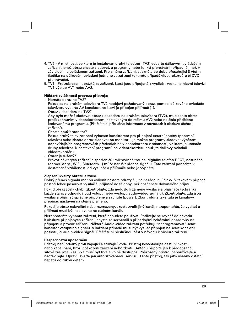 Hama VS6011 User Manual | Page 30 / 36