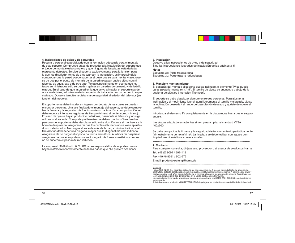 Hama WAB237 User Manual | Page 9 / 29