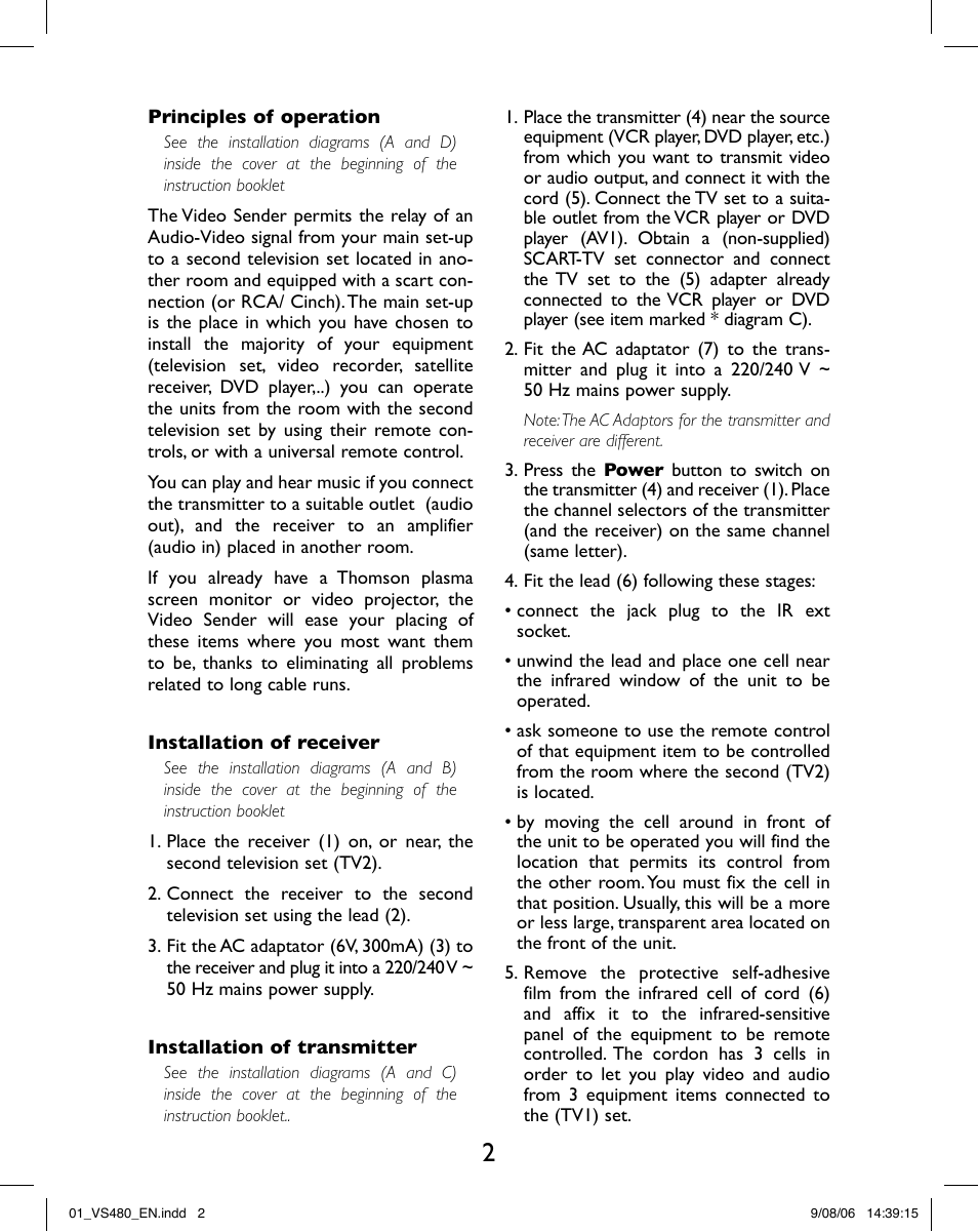 Hama VS480 User Manual | Page 6 / 48