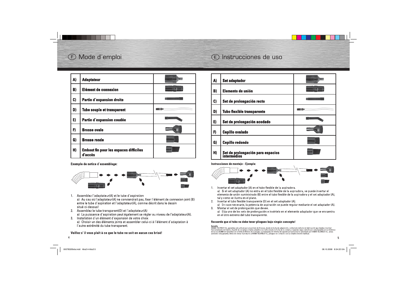 Hama Vacuum Cleaning Kit User Manual | Page 3 / 9