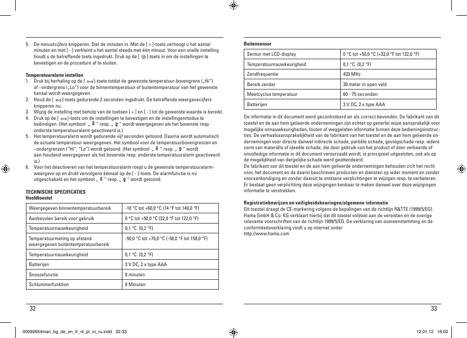 Hama EWS-170 User Manual | Page 17 / 32