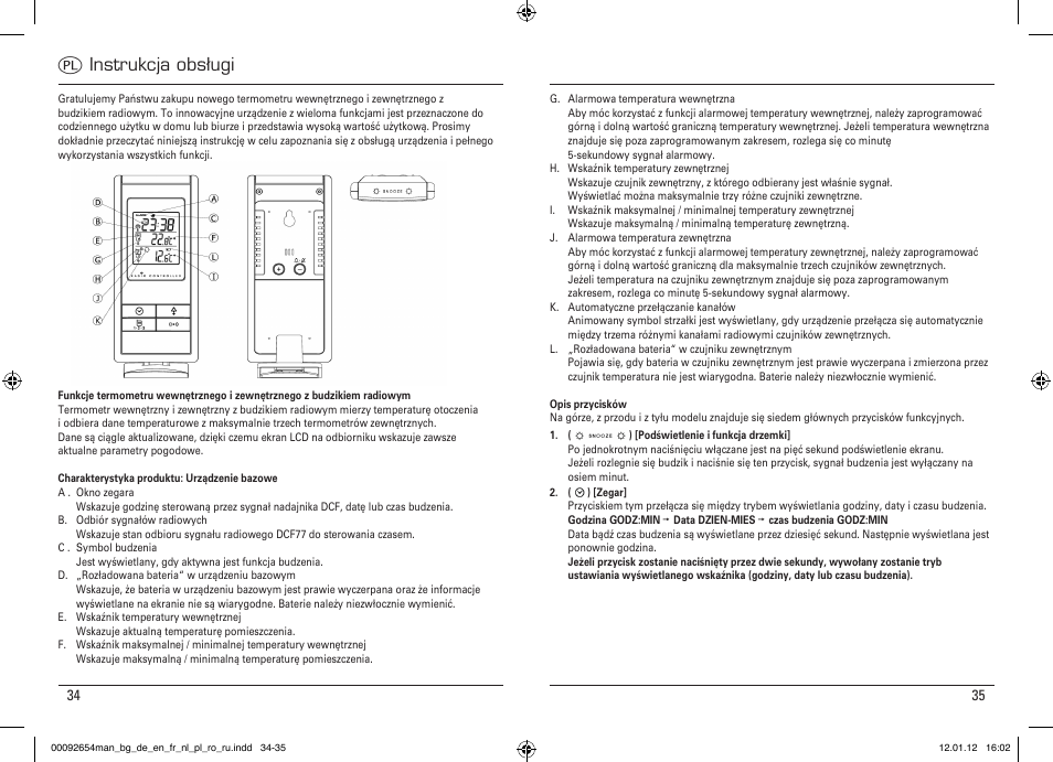 Qinstrukcja obsługi | Hama EWS-170 User Manual | Page 18 / 32