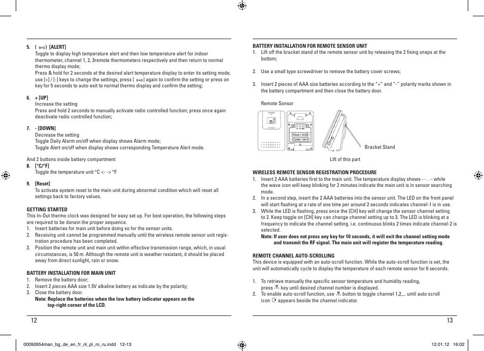 Hama EWS-170 User Manual | Page 7 / 32