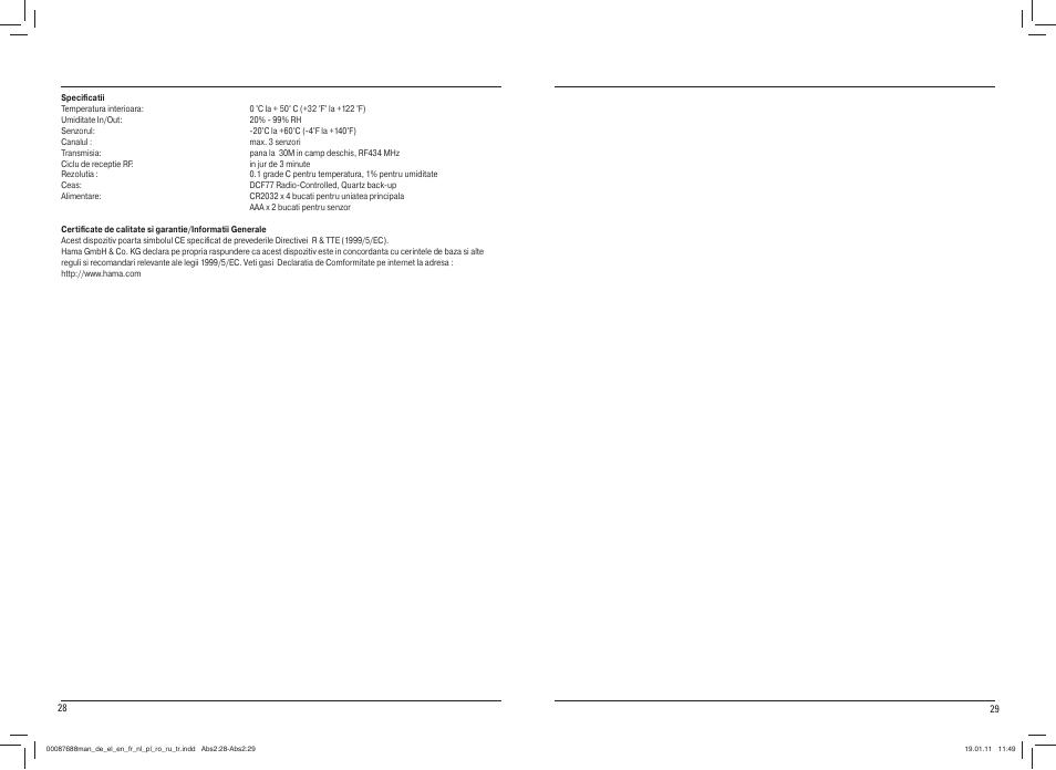 Hama EWS-400 User Manual | Page 15 / 15