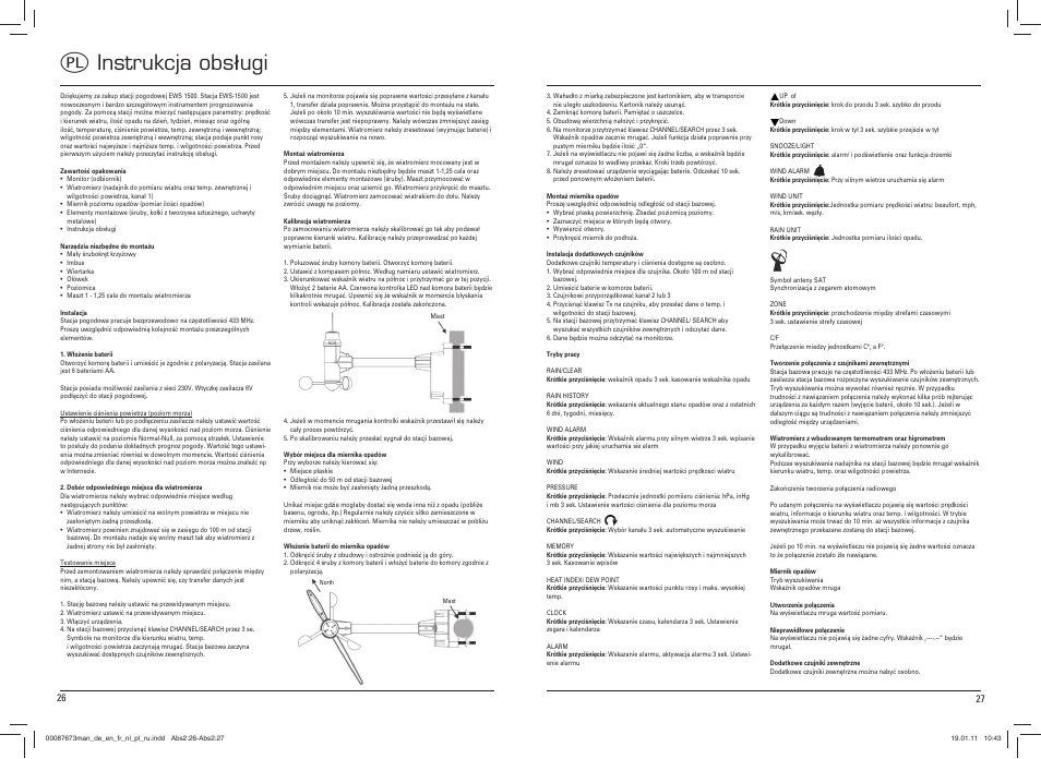 Q instrukcja obsługi | Hama EWS-1500 User Manual | Page 14 / 19