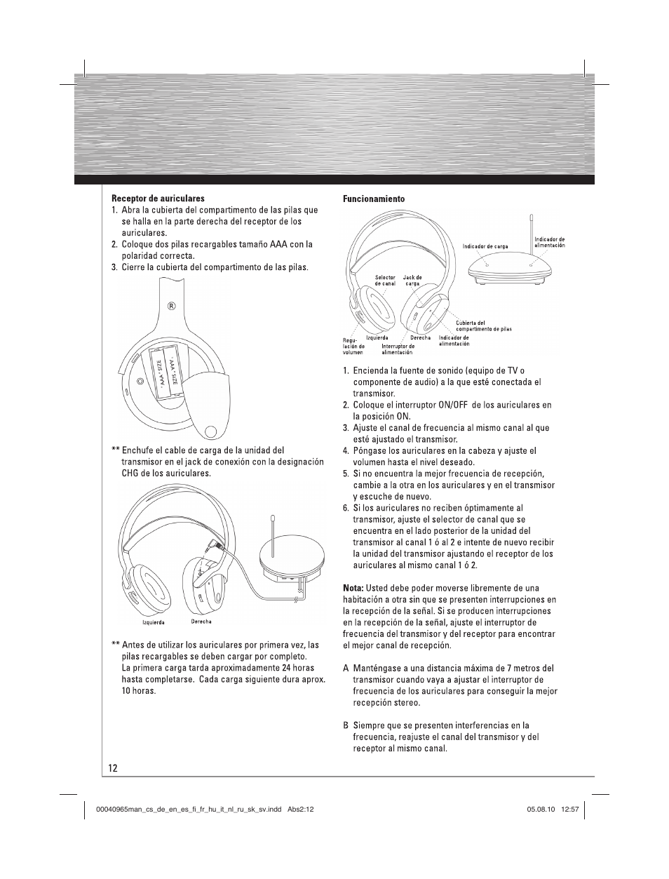 Hama FK-965 User Manual | Page 12 / 40