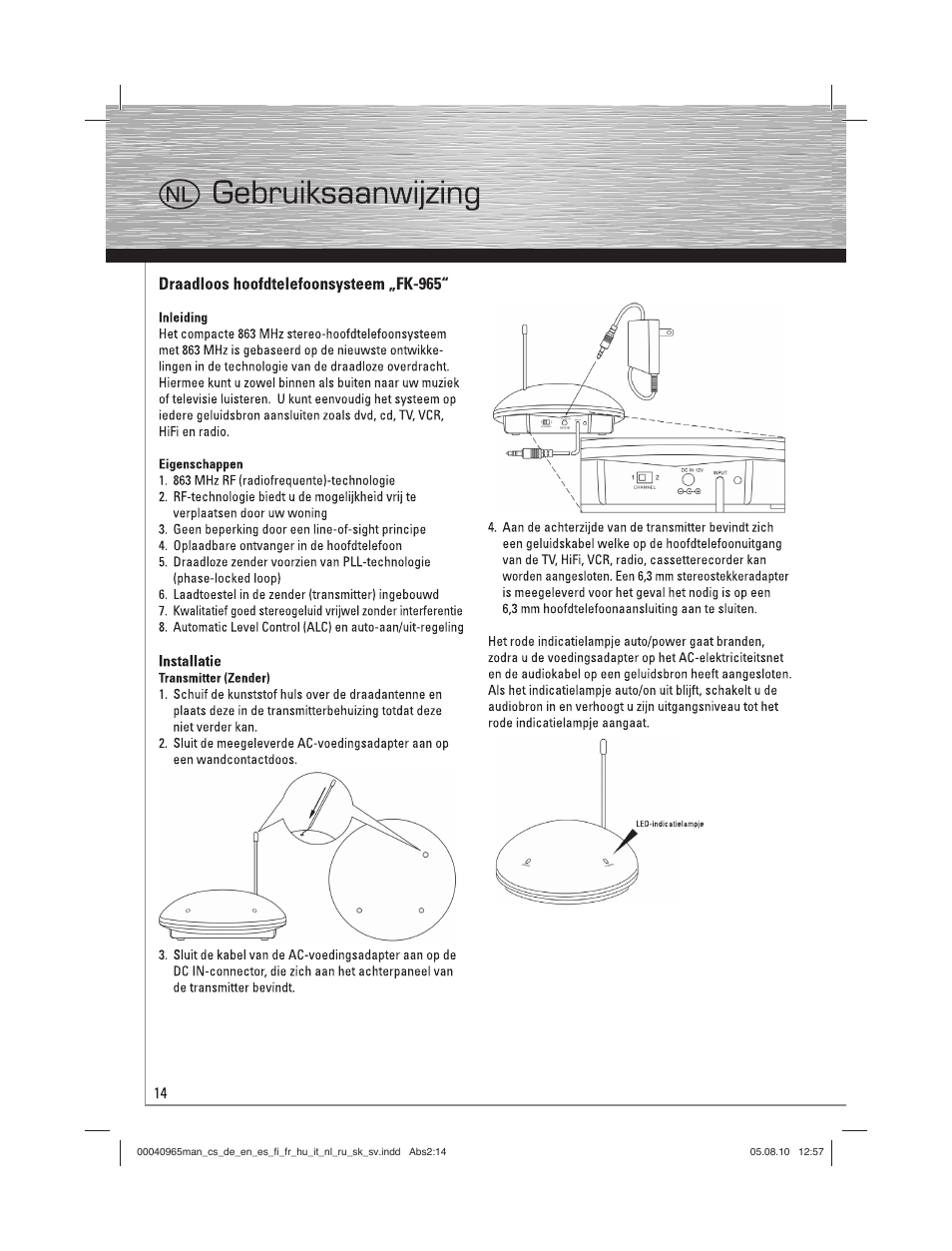Hama FK-965 User Manual | Page 14 / 40