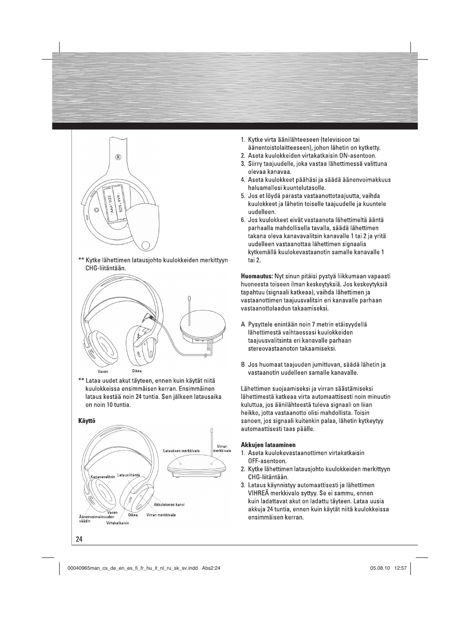 Hama FK-965 User Manual | Page 24 / 40