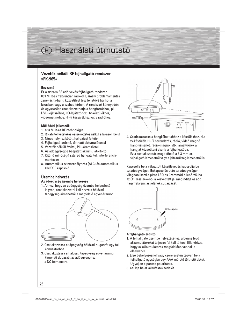Hama FK-965 User Manual | Page 26 / 40